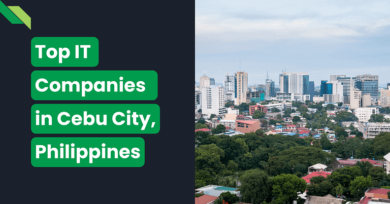 Overview of Cebu City skyline with a focus on the top IT companies in the region.