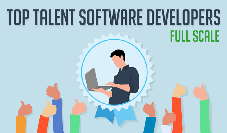 Top talent software developers full scale.