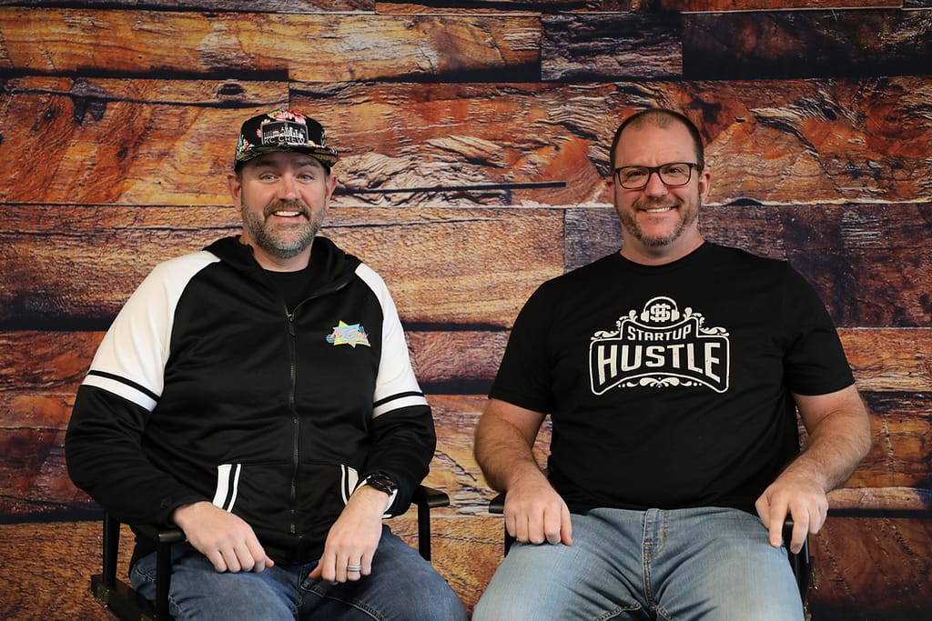 Luke Wade visits the Set of Startup Hustle with Matt DeCoursey