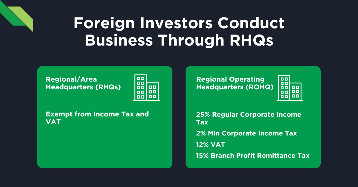 Comparison of tax implications for foreign investors