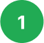 Green circle with the number 1 in white.