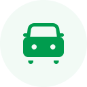 A green circle with a white speech bubble icon inside.