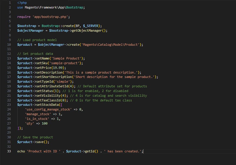 Magento PHP Code