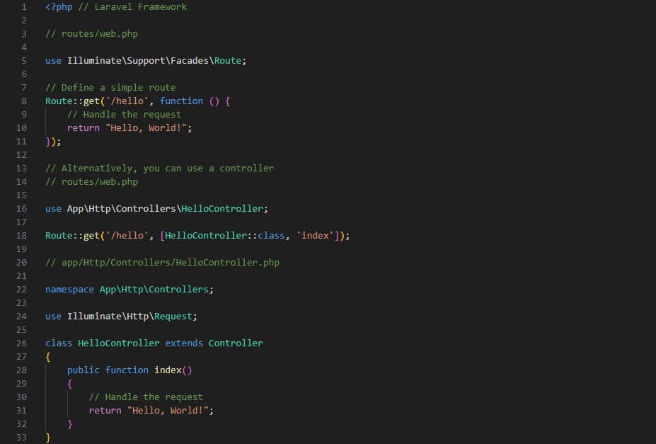 Laravel Code