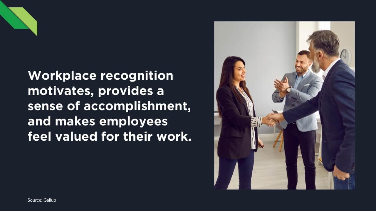 Workplace Recognition as Result of Performance Review
