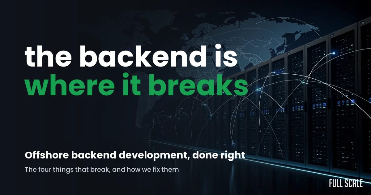 offshore-backend-development hero — Full Scale