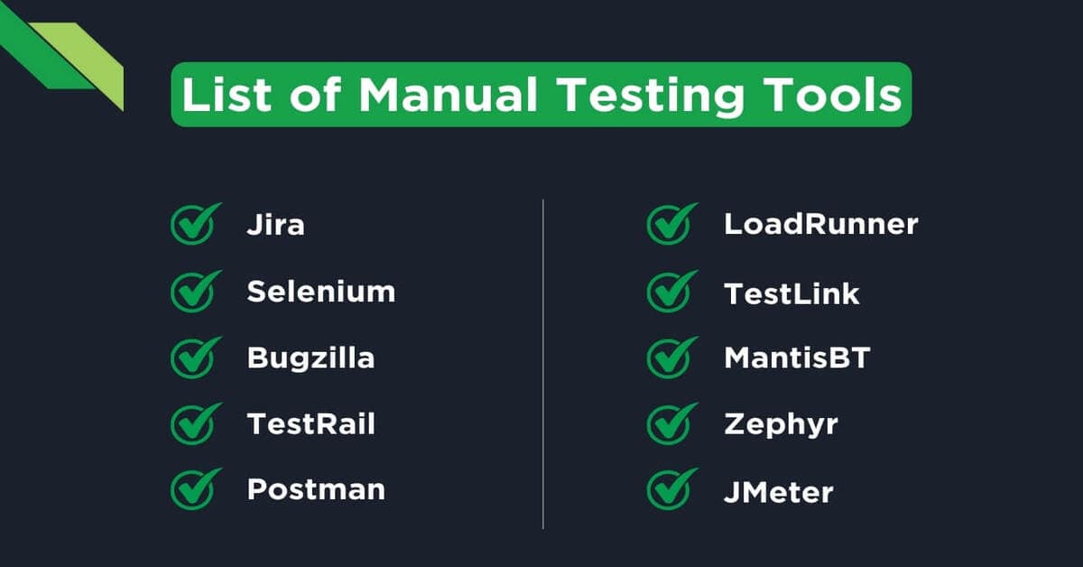 List of Manual Testing Tools