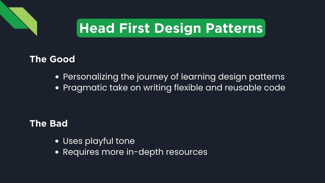 Head First Design Patterns By Eric Freeman and Elisabeth Robson