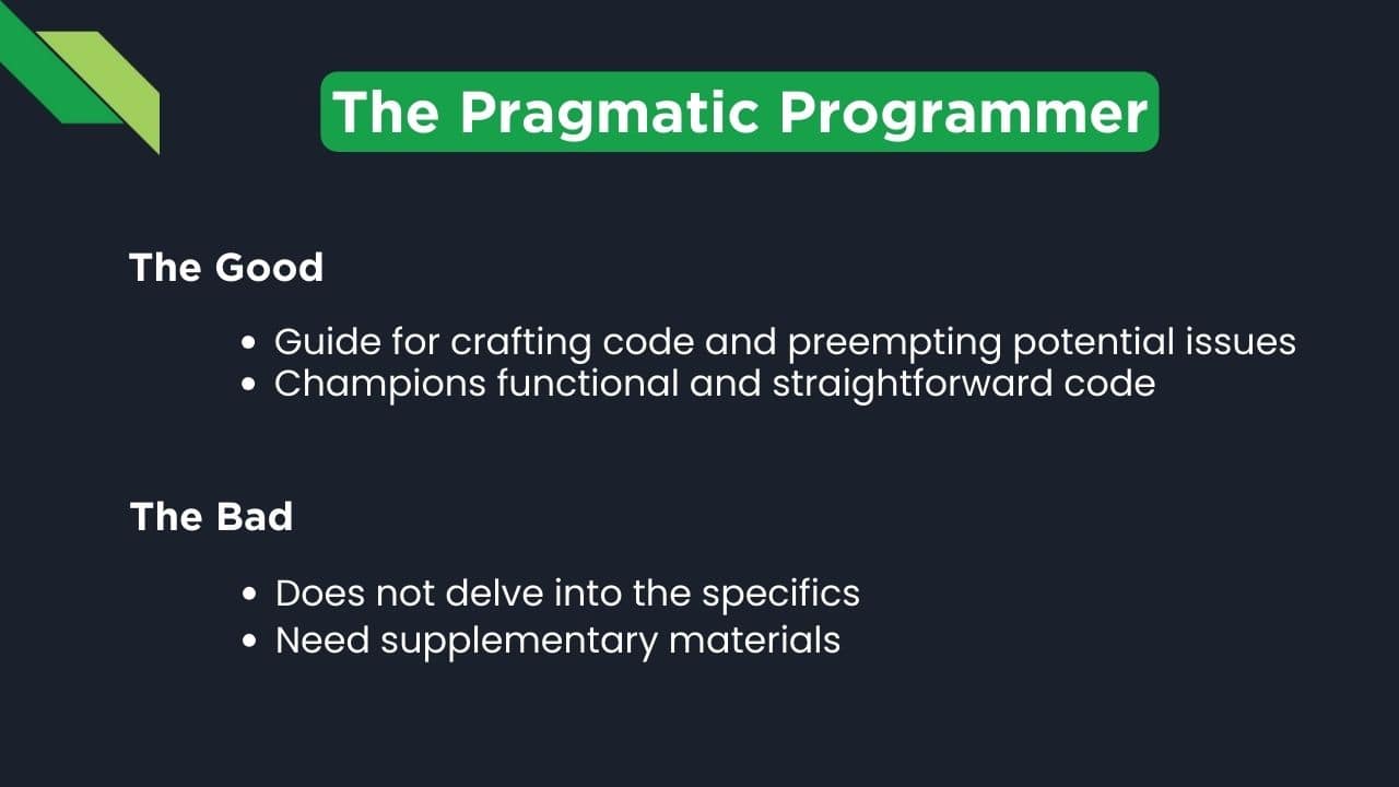 The Pragmatic Programmer By Andrew Hunt and David Thomas