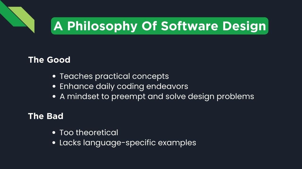 A Philosophy Of Software Design By John Ousterhout