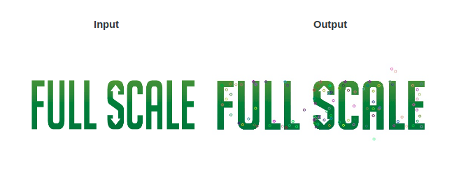 image output of SIFT algorithm in computer vision